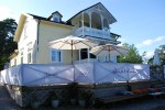 Bockholmen Hav & Restaurang, villan med matsal och&nbsp;uteservering.