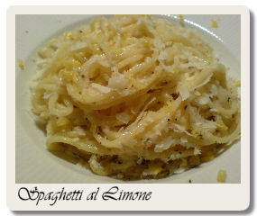 Spaghetti al Limone