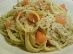Spaghetti al limone e salmone&nbsp;affumicato
