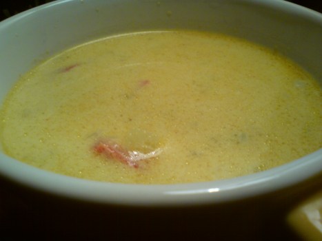 Kycklingsoppa med curry