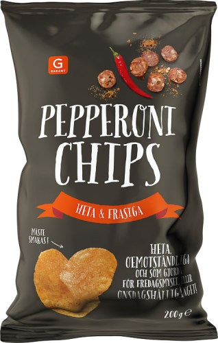 Garant chips, pepperonichips