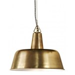 lampa - taklampa industrilampa mässing 30 från Olsson & Jensen