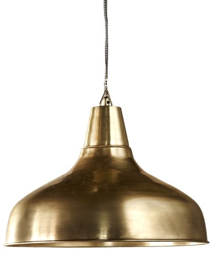 lampa - taklampa industrilampa mässing från Olsson & Jensen
